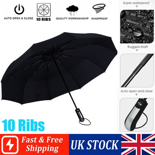 Ribs windproof umbrella - 10,