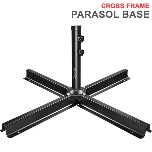 Cross frame parasol base - ,