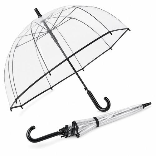Large clear dome umbrella - large,