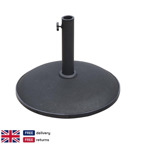 10kg concrete round parasol - concrete,