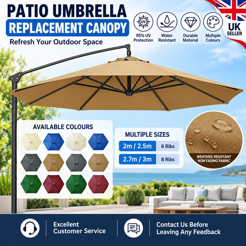 Replacement fabric parasol - fabric,