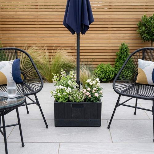 Jsh parasol base planter heavy - base,