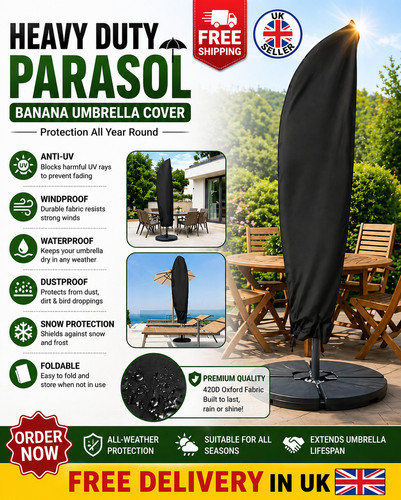 Heavy duty parasol banana - parasol,